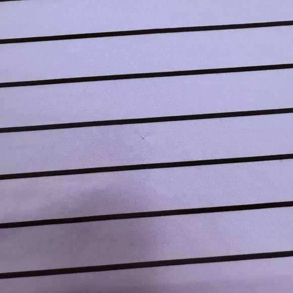 Peter Millar Summer Comfort Golf Polo Men's XL Purple Black Striped Stretch - Picture 7 of 7